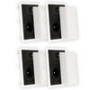 Theater Solutions TS80W In Wall 8" Speakers Surround Sound Home Theater 2 Pair Pack