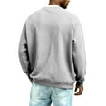 thumbnail image 5 of Qwertyu Men's Waffle Henley Shirts Long Sleeve V-Neck Tops Casual Basic T-Shirts Lightweight Knit Pullover White 2XL, 5 of 7