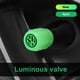 thumbnail image 3 of 4 Piezas Tapa De Válvula De Neumático Luminosa Para Coche , Motocicleta , Bicicleta , Rueda , Cubo Brillante , Cubierta , Decoración De Neumáticos , Accesorios De Estilo Automático, 3 of 4