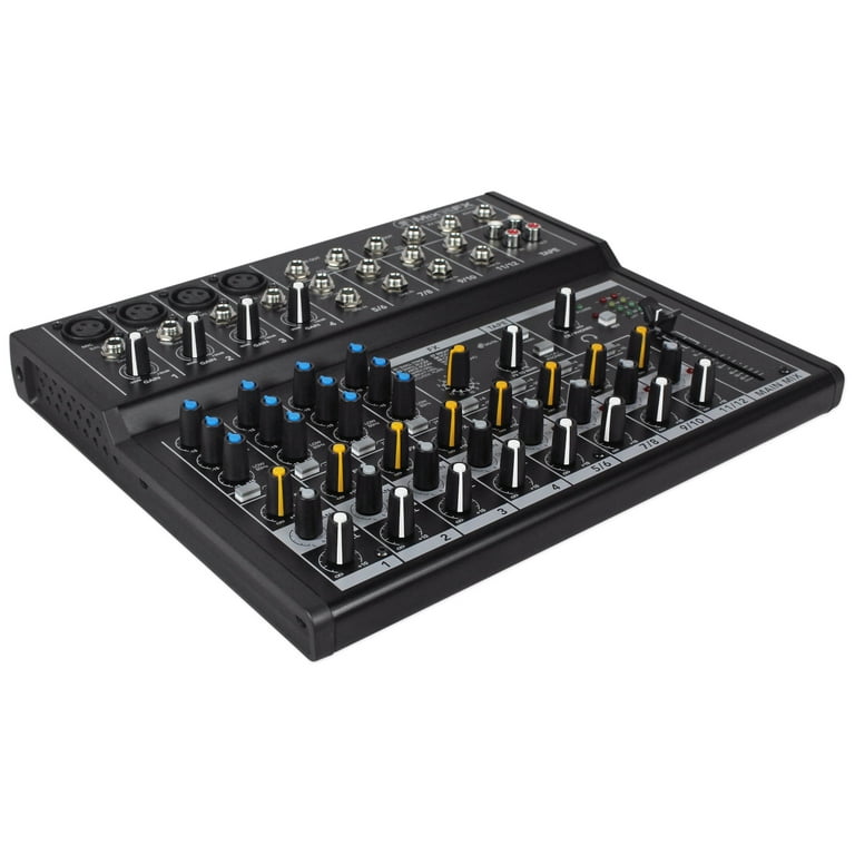 Mackie Mix12FX 12-Channel Compact Mixer W/FX Proven Performance + Free  Cables - Rockville Audio