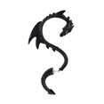 thumbnail image 5 of Exaggerated Dragon's Lure Earrings - Removable Dark Flying Dragon Design for Creative Flair, 5 of 5