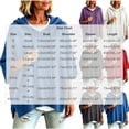 thumbnail image 3 of Nugftut Plus Size Hooded Sweaters for Women Poncho 3/4 Batwing Sleeve Loose Knitted Hoodie Pullover Sweaters, 3 of 6