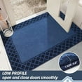 thumbnail image 4 of Door Mat Dirt Trapper Non Slip Entryway Rugs Absorbent Welcome Mat Low Profile Washable Front Door Mat For Muddy PawsEntrance Hallway 32 X 48 Navy Blue, 4 of 7