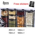 thumbnail image 1 of Contenedores de cocina para almacenamiento de alimentos, tarros de caja de plástico para cereales a granel, organizadores de cocina para despensa, tarros organizadores con tapa, juego para el hogar Tan Jianjun  unisex, 1 of 2