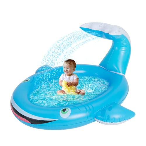 inflatable pool with sprinkler