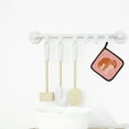 thumbnail image 3 of Caroline's Treasures English Lop Rabbit Pink Check Pair of Pot Holders, 3 of 3