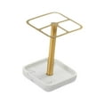 thumbnail image 2 of Soporte para cepillo de dientes, rejillas para cepillos de dientes múltiples, soporte para cepillo de dientes, cepillo eléctrico Oro, 2 of 9
