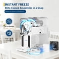 thumbnail image 5 of PYY No Ice Needed Slushie Machine for Home – 70oz Large Capacity Frozen Drink Maker with LED Display, 6 Preset Programs, Self-Cleaning – For Margaritas, Frappés, Smoothies, Ice Cream – Milky White, 5 of 8