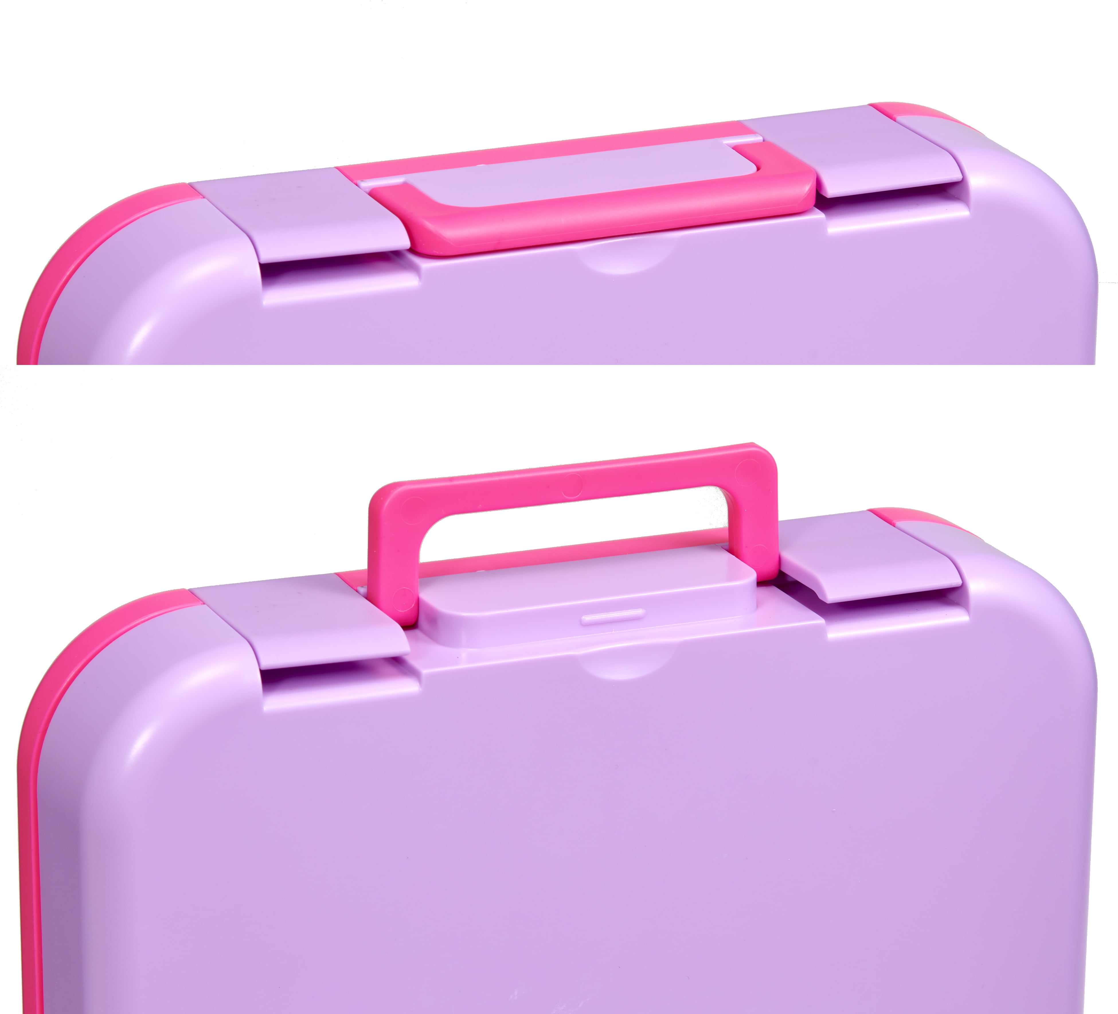 Your Zone BTS Plastic Bento Box with 4 Compartments, 1 Fork, 1 Spoon, 1  Dressing Container, Pink