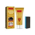 thumbnail image 3 of All Metal Polishing Cream - Instant Shine for Stainless Steel, Brass, Aluminum & More, Non-Abrasive Polish with Long-Lasting Protection, Includes Sponge for Easy Application, 3 of 3