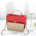 thumbnail image 2 of Fash Crocodile Pattern S Bolso cuadrado Bolsos de hombro para mujer Mobile Ph Bag(), 2 of 3
