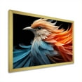 thumbnail image 5 of Designart "Heavenly Hues Shape Abstract Flight I" Animals Bird Picture Framed Canvas Wall Art, 5 of 5
