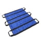 thumbnail image 2 of Almohadilla de posicionamiento para cama, 6 asas reforzadas, reutilizable, transpirable, impermeable, hoja de transferencia azul, 2 of 12