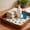 Style A, variant on Atopoler Rattan Serving Keys Tray,Shell Inlay Woven Coffee Table Centerpiece Decor for Tabletop Bathroom Kitchen Counter,Style C
