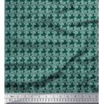 thumbnail image 1 of Soimoi Rayon Fabric Stencil Floral Fabric Prints by Yard 56 Inch Wide, 1 of 3
