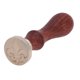 thumbnail image 4 of Jugar Cubos Patrón de lirio retro Mango de palisandro Lacre Sello de cera Sellos Post Decoración (K05) Wdftyju Libre de BPA, 4 of 8