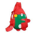 thumbnail image 3 of bolsa cruzada para niños,Bolsa de pecho de dinosaurio Mochila para niños Bolsa cruzada,Regalo de cumpleaños Bolsa para niños Bolsas para niños de dibujos animados de nailon,bolso de rojo, 3 of 9