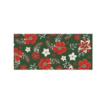 Evergreen Holiday Cottage Sassafras Indoor Outdoor Switch Doormat 1'10"x10" Multicolored