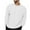 White, variant on Long Sleeve Shirts for Men Bar Texture Solid Color Casual Fitness Sport Permeability Round Neck Long Sleeve Top
