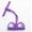 Purple, variant on Fitness Resistance Bands, 4 Blue Tube Pedal Ankle Puller, 2026 Upgrade Stretch Bands for Exercise Sit Up Exercise Equipment