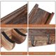thumbnail image 5 of CHAO Estante de pared para guitarra, soporte de pared de madera para guitarra, soporte para guitarra, pared con 3 ganchos, 5 of 5