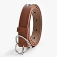 thumbnail image 3 of SWSMCLT Women's PU Fashion Belts For Dress Faux Leather Belt Punk Rock Metal Wide Steampunk Winter Casual Umber One Size, 3 of 3