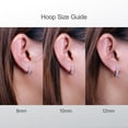 thumbnail image 5 of Limerencia G23 Pure Titanium Hypoallergenic Huggie Hoop Earrings for Women Sensitive Ears (10mm), 5 of 8
