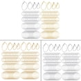 thumbnail image 4 of GHOONEY 96 Pcs Alloy DIY Earring Hoops Earring Making Kit for Women Hoop Earrings Making, 4 of 14