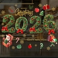thumbnail image 4 of Christmas Wall Sticker Decorations - 2026 HAPPY N EW YEAR Merry Christmas Green Needle Bell Window Sticker Holiday Indoor And Outdoor Glass Door And Window Static Sticker, 4 of 6