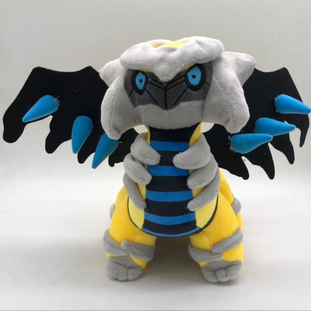 Peluche brillante de Giratina de 30 cm – Muñeco de peluche del Dragón Distorsión, peluche coleccionable de personaje de anime suave