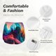 thumbnail image 4 of Balery Colorful Surreal Landscape Pantalones cortos deportivos para mujer con forro y dos bolsillos, elásticos, para entrenamiento, gimnasio, yoga-Medium, 4 of 7