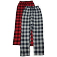 thumbnail image 4 of Hanes Men's and Big Men's Cotton Flannel Pajama Pants, 2-Pack, 4 of 4