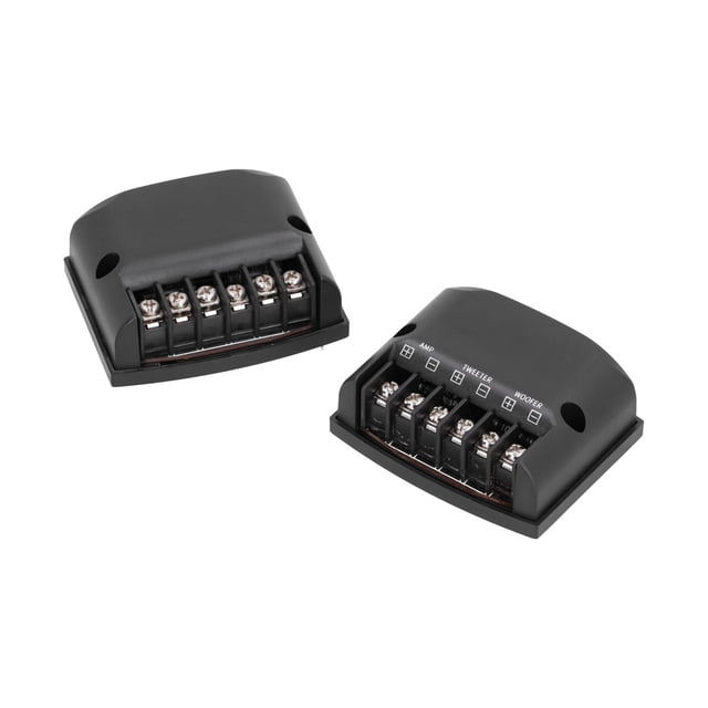 Way Audio Filter,2pcs Car 2 Way Car Sound System Parts Audio Crossover Elevated Design