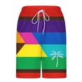 thumbnail image 3 of Pantalones Cortos Casuales para Hombre Imprimir con Bolsillos Pantalones de Playa de Cintura Elástica, Pantalones Cortos de Cintura Elástica para Hombre, 3 of 5