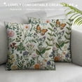 thumbnail image 3 of PHYHOO Spring Pillow Covers , Floral Leaf Decorative Throw Pillow Covers for Linen Farmhouse Cushion Case for Couch Sofa Outdoor Spring Decor, 3 of 5