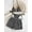 Black, variant on Boho Crochet 3-Piece Swimsuit Set with Drawstring Bikini Top and Shorts for Summer Beach Vacation