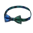 thumbnail image 2 of Jacob Alexander Young Boys' Royal Tartans Plaid Black Watch Adjustable Pre-Tied Banded Bow Tie - Blue Green, 2 of 4
