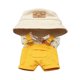 thumbnail image 3 of Camisa y pantalones de muñeco de peluche para vestir, ropa de bricolaje para niños, moda educativa con sombrero, haz tus propias muñecas de 5,91 pantalones amarillos, 3 of 8
