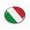 Flexible, variant on Italy Flag Car Emblem Badge 3D Domed Round Sticker - Flexible