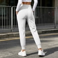 thumbnail image 6 of XuJwPNcy Women Jogger Pants Lightweight Slim Fit Stretchy High Waist Trousers Solid Color Workout Pants for Yoga Running Travel(White,X-Large), 6 of 7