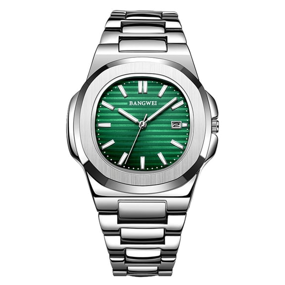 Resicozy Watch for Men Dress Stainless Wrist Watches with Date Gifts for Husband Father at Birthday Anniversary E One Size
