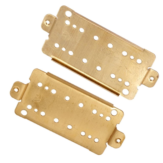 Base de pastilla de Latón dorado de 2 piezas Perfecl para Guitarra eléctrica 50/52 mm