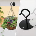 thumbnail image 3 of Black Heavy Duty Ceiling Hooks for Home with Strong Load-bearing Capacity 2Pcs, 3 of 7