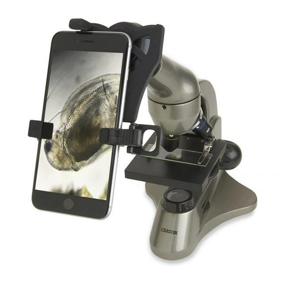 Microscope Composé Étudiant 40x-400x avec Adaptateur Universel de Digiscopie pour Smartphone