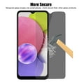 thumbnail image 7 of UZWZW 3 Pack Privacy Screen Protector for Samsung Galaxy A02 / A02s / A03 / A03s / A03 Core / A04 / A04s / A12 / A13 5G 4G / A32 5G Anti Spy Private Tempered Glass, 7 of 7