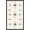Ivory, Pattern 8, variant on ODIKA 4'x6' Black White Geometric Cross Medallion Washable Area Rug Traditional Ornamental Motifs with Diamond Border Non-Slip, Chair-Friendly, Flatwoven for Home Office, Under Desk