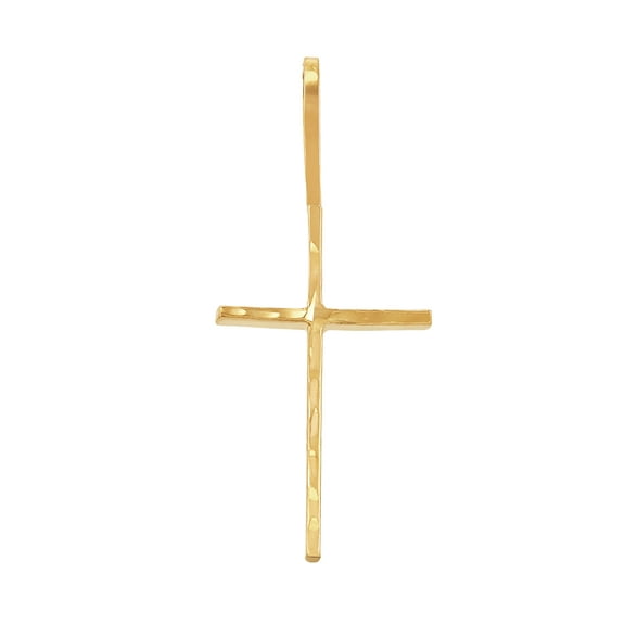 Brilliance Fine Jewelry 10K Stick Cross Pendant Charm