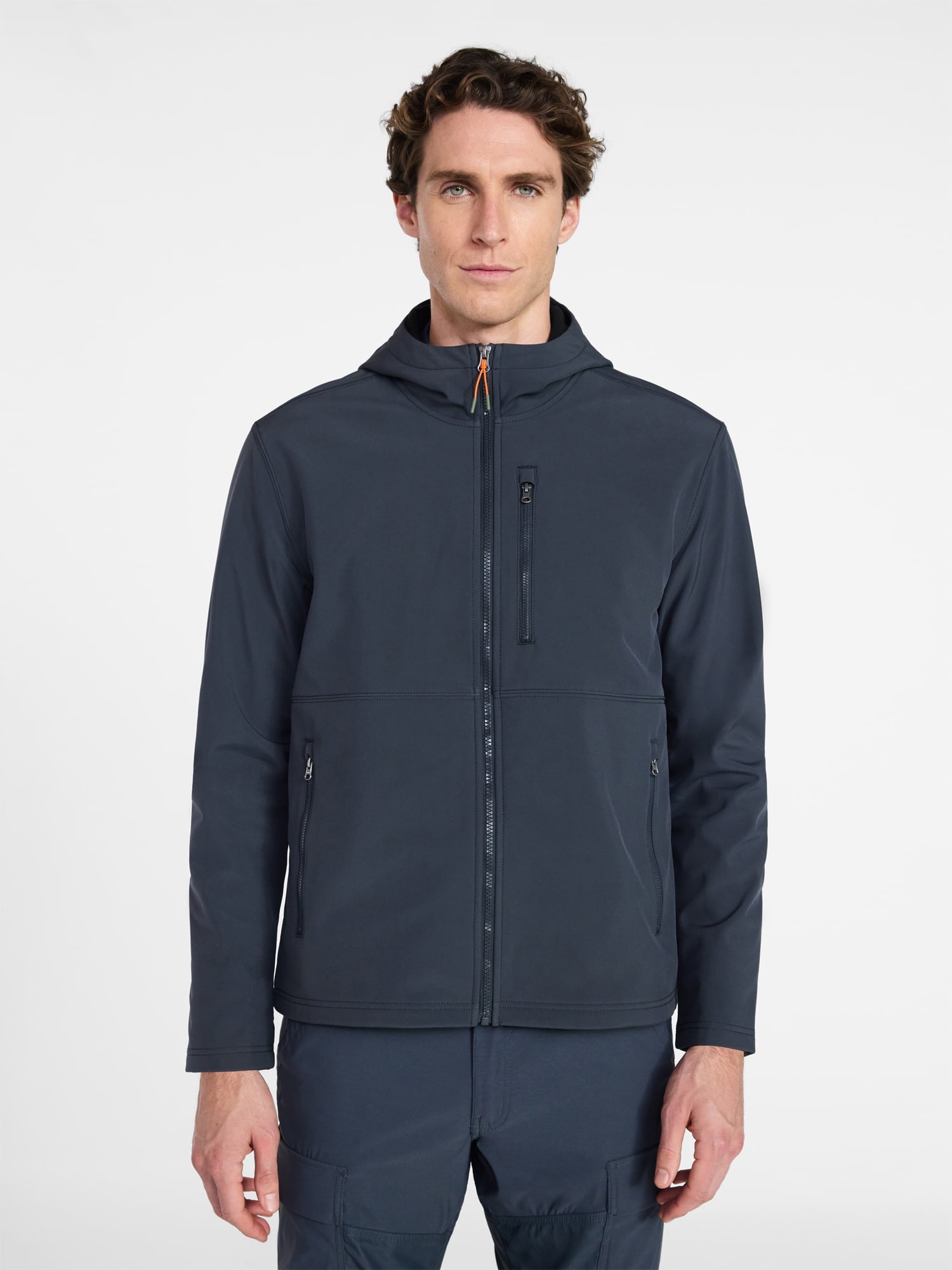 Ozark Trail Men's & Big Men's Softshell Jacket with Hood, Sizes S-3XL