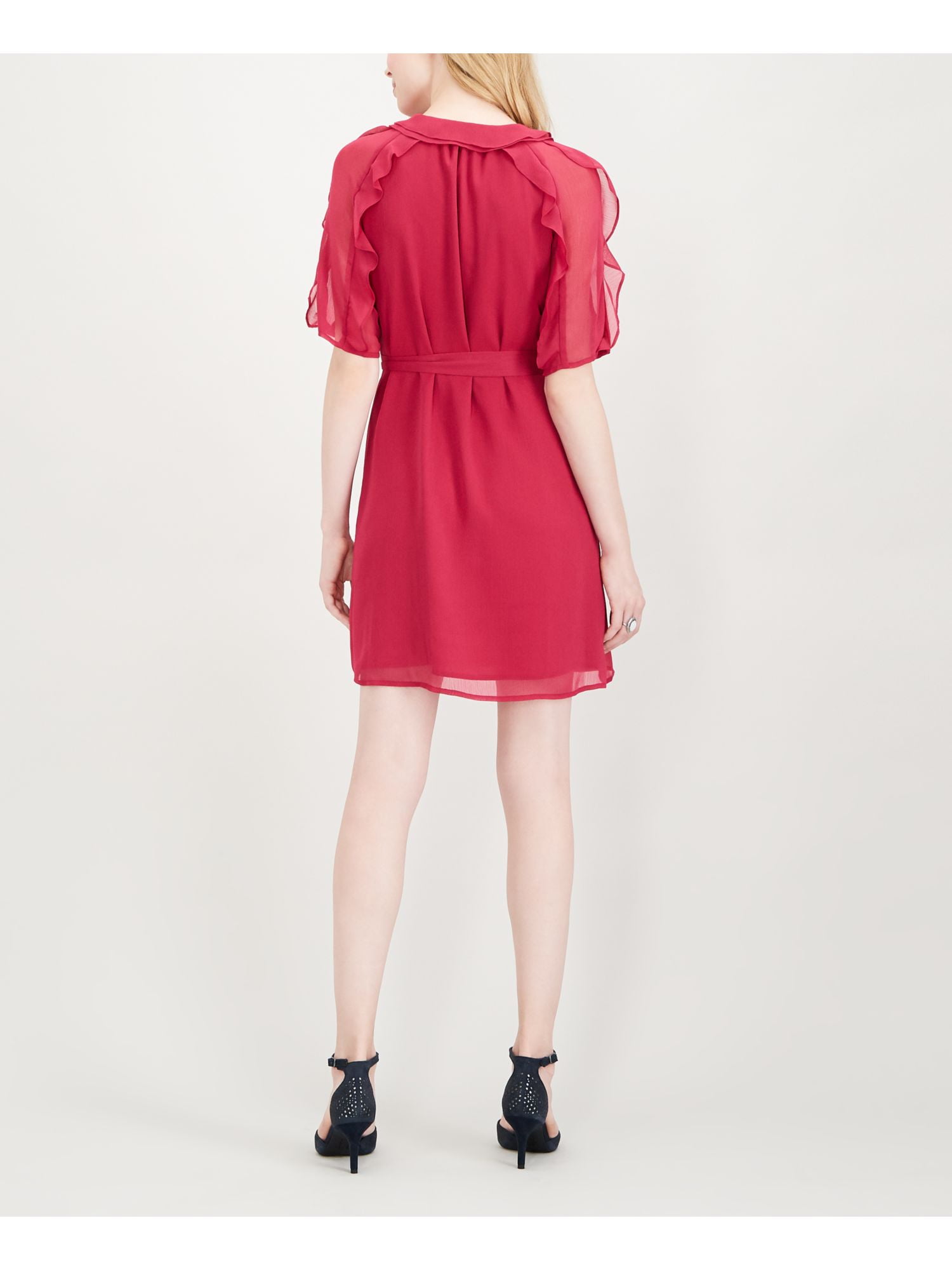 ladies red party dress