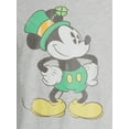 thumbnail image 4 of Mickey Mouse Men's Saint Patrick's Day Graphic Tee with Short Sleeves, Sizes S-3XL, 4 of 5